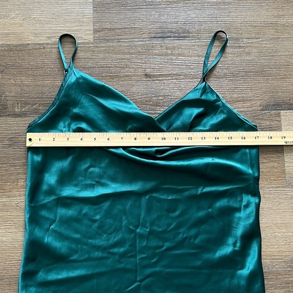 Satin Cowl Neck Camisole / Tank Top - Picture 4 of 8
